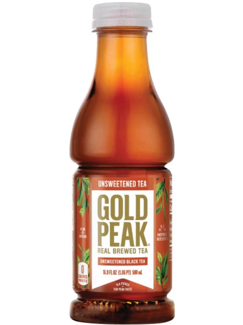 GOLD PEAK UNSWEETENED TEA, 18.5 OZ. BOTTLE, 8 PACK